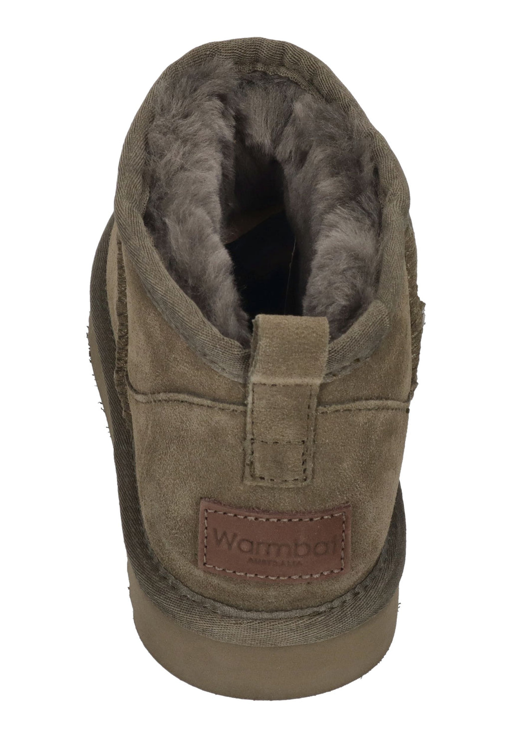 WARMBAT Damenschuhe Schaffell Booties DURACK olive