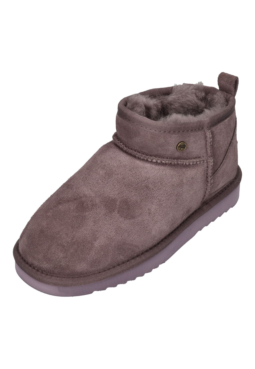 WARMBAT Damenschuhe Schaffell Booties DURACK plum