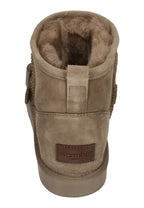 WARMBAT Damenschuhe Schaffell Booties WALLABY BUCKLE moss