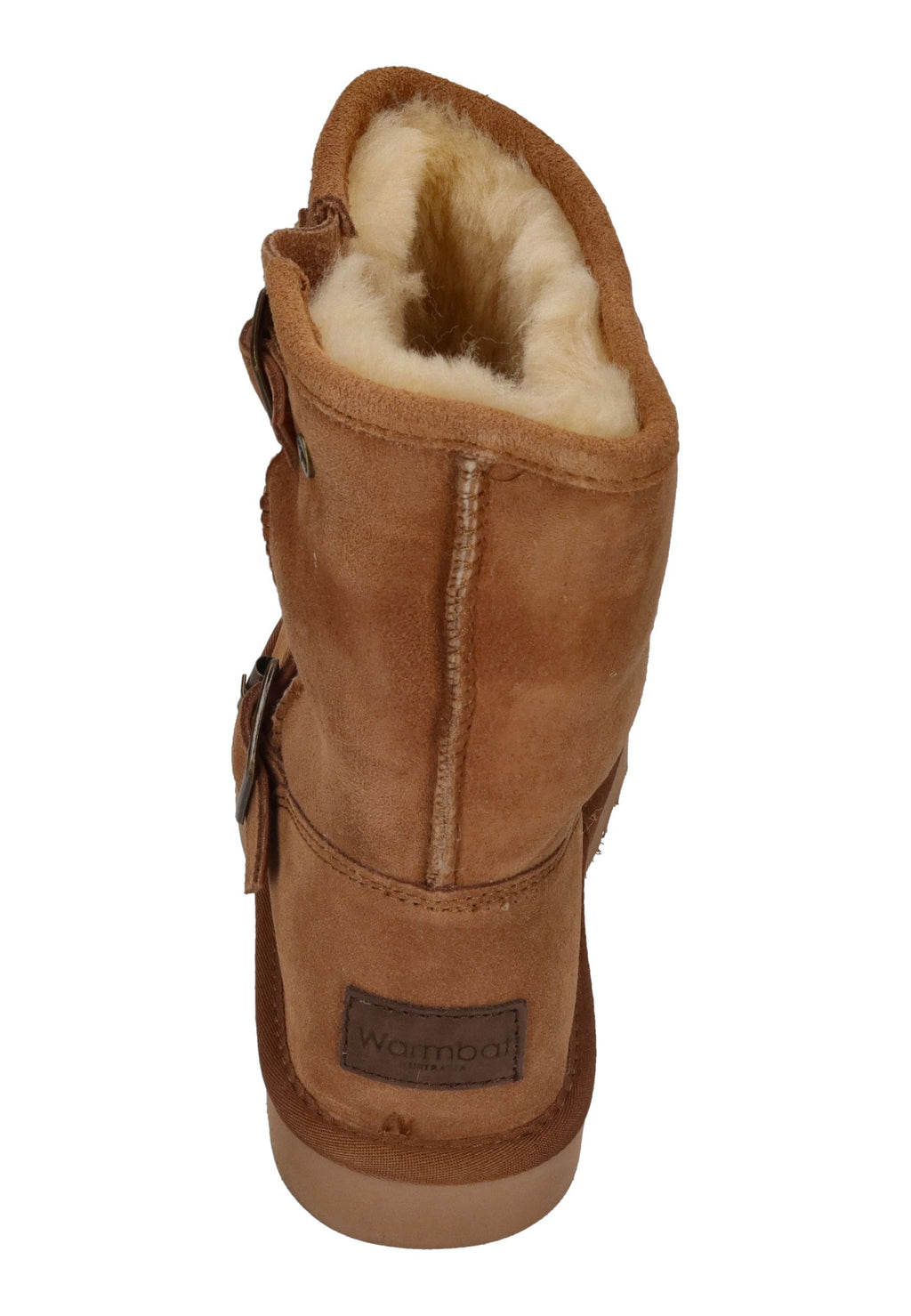 WARMBAT Damenstiefel Boot KANGAROO BUCKLE cognac