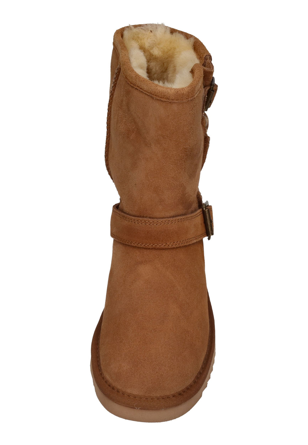 WARMBAT Damenstiefel Boot KANGAROO BUCKLE cognac