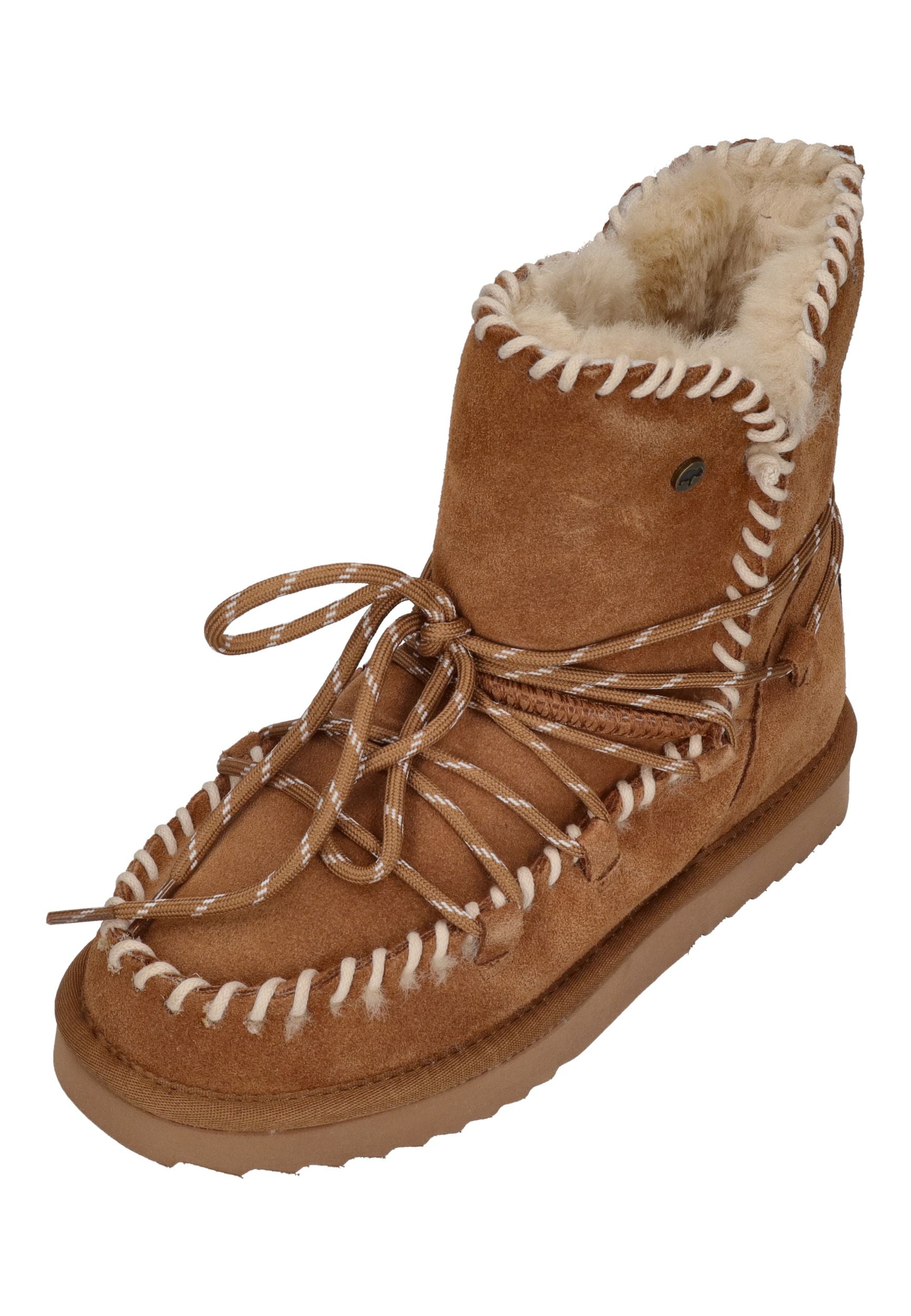 WARMBAT Damenstiefel Boot WATURRA cognac