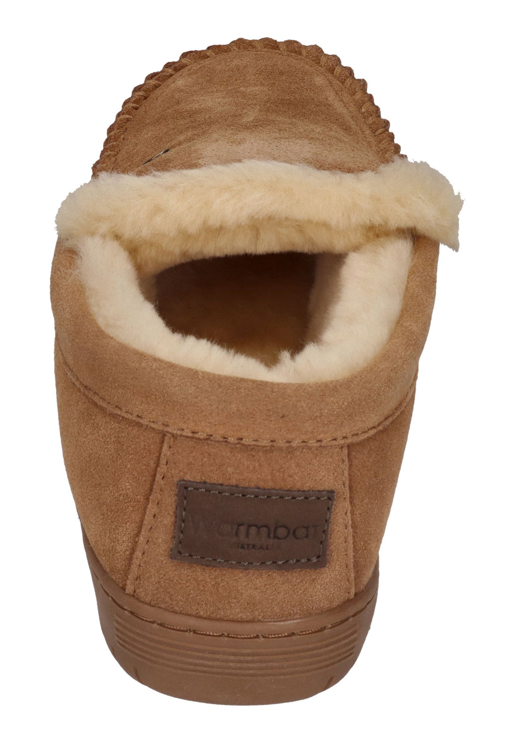 WARMBAT Herrenschuhe Hausschuhe GRIZZLY SUEDE - cognac