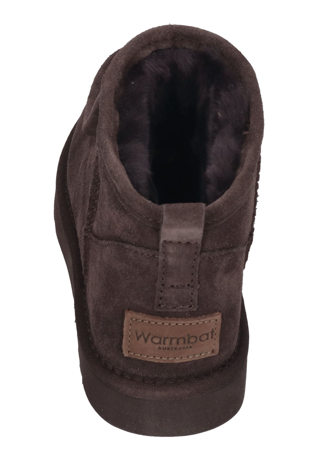WARMBAT Lammfell gefütterte Damen Booties BARUNGA choco