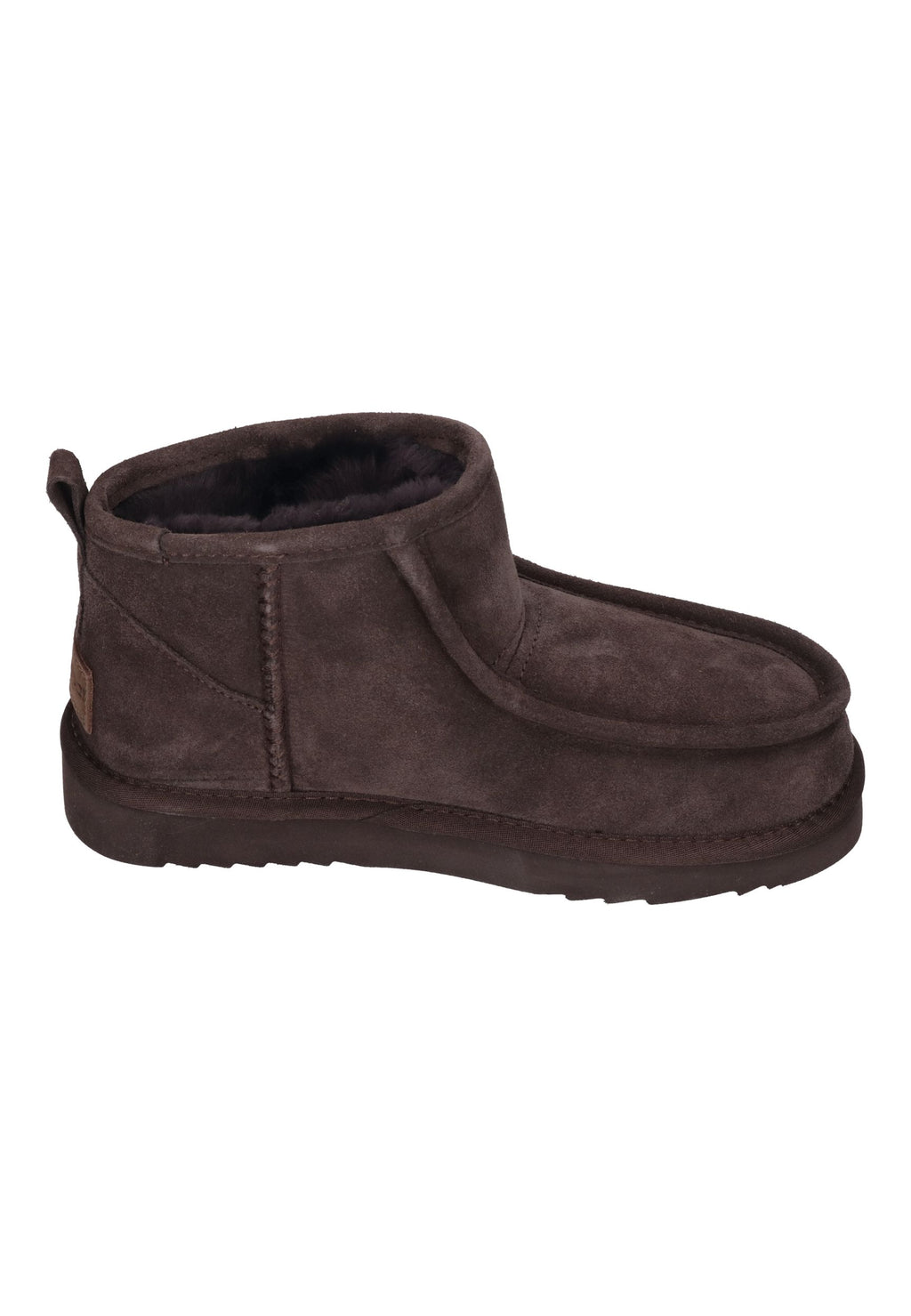 WARMBAT Lammfell gefütterte Damen Booties BARUNGA choco