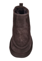 WARMBAT Lammfell gefütterte Damen Booties BARUNGA choco