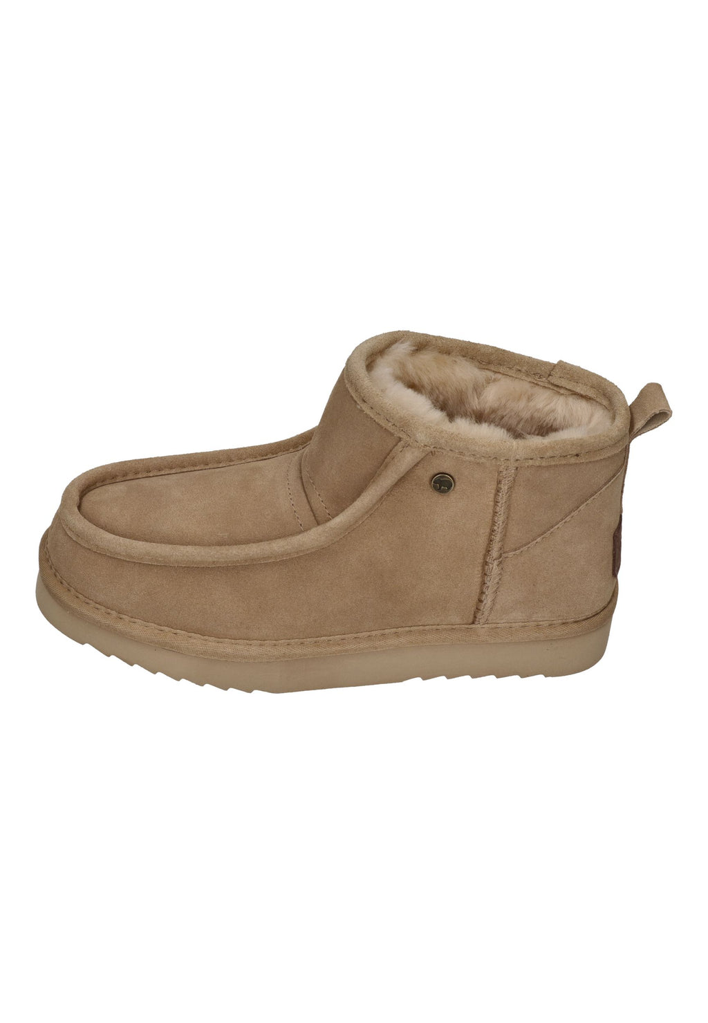 WARMBAT Lammfell gefütterte Damen Booties BARUNGA sand
