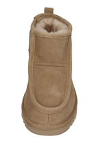 WARMBAT Lammfell gefütterte Damen Booties BARUNGA sand