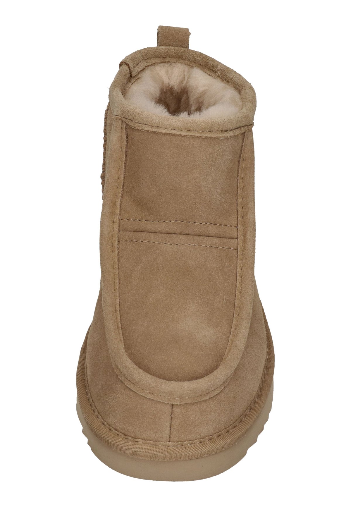 WARMBAT Lammfell gefütterte Damen Booties BARUNGA sand