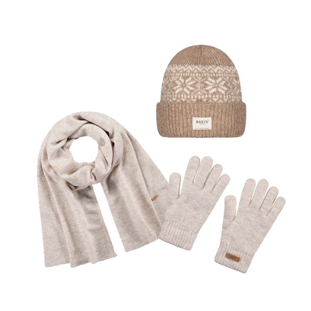 Barts Set WITOMBA cream/ light brown - 3-tlg.