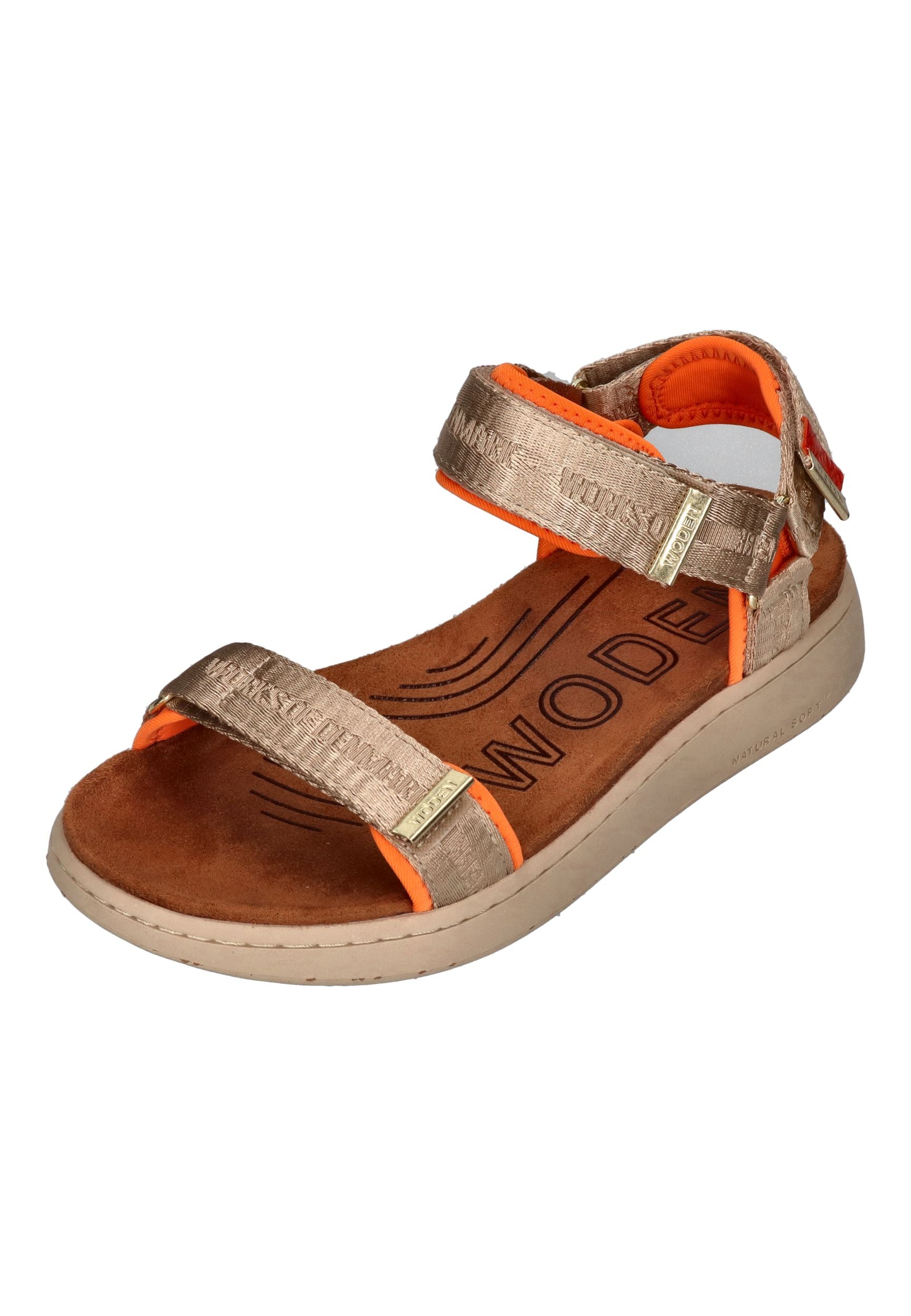 WODEN-Damen-Sandalen-LINE-Heritage-WL716-coffee-cream-1-20864 - Shoedeal