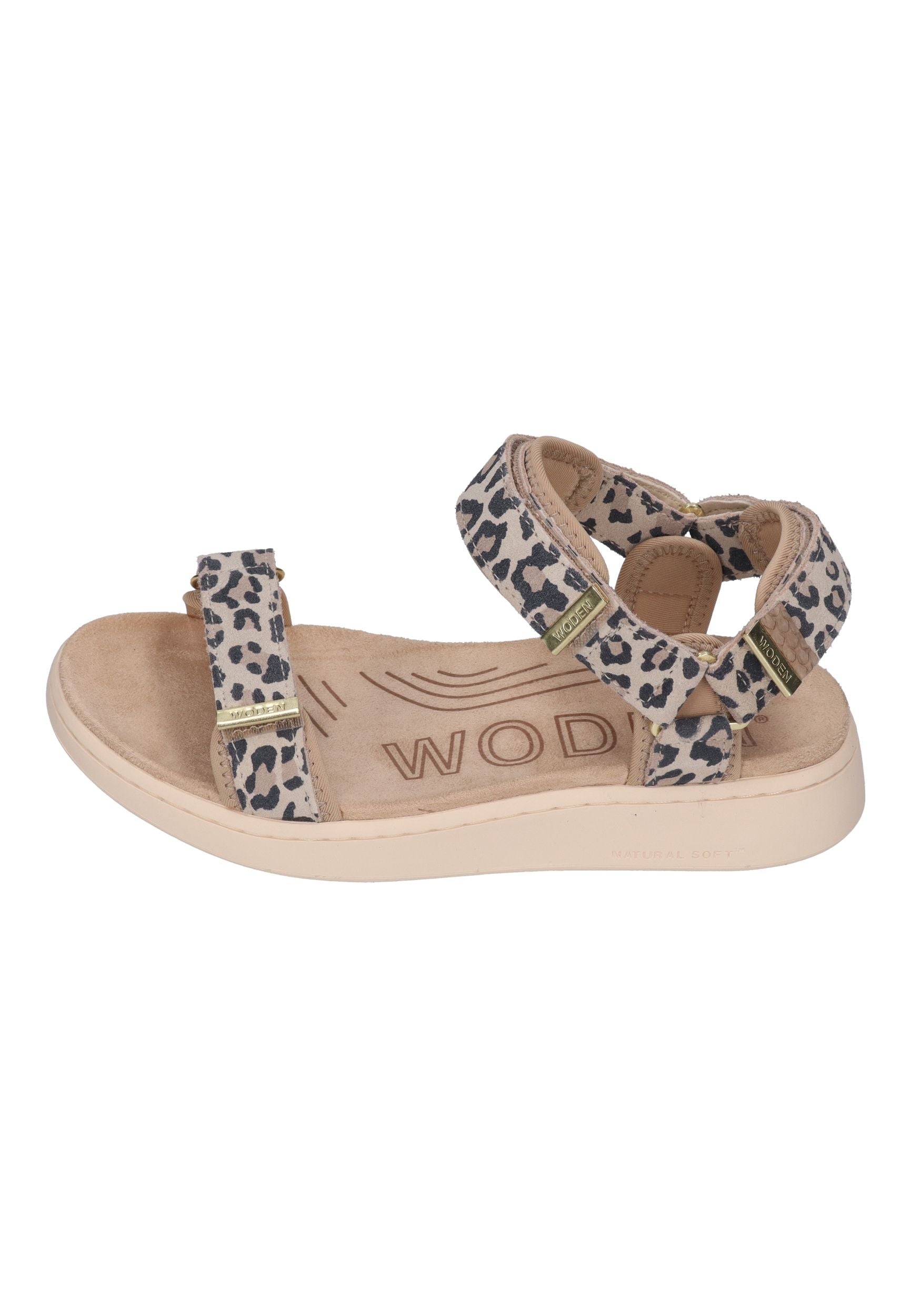 WODEN-Damen-Sandalen-LINE-SUEDE-WL932-leopard-2-20835 - Shoedeal