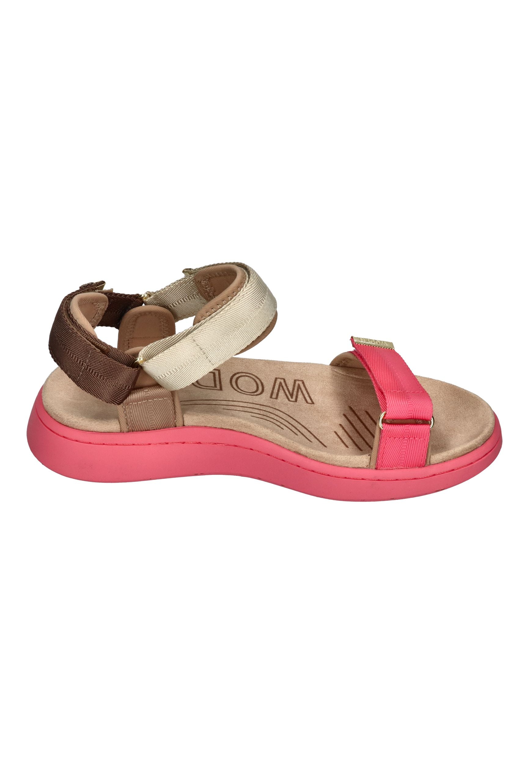 WODEN-Damen-Sandalen-LINE-Tricolor-WL689-raspberry-multi-4-20862 - Shoedeal