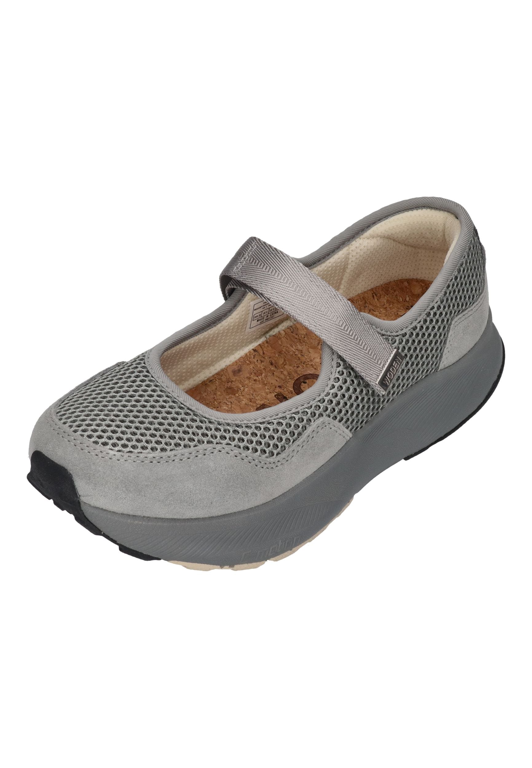 WODEN Damen Sandalen MARY MESH WL635 autumn grey