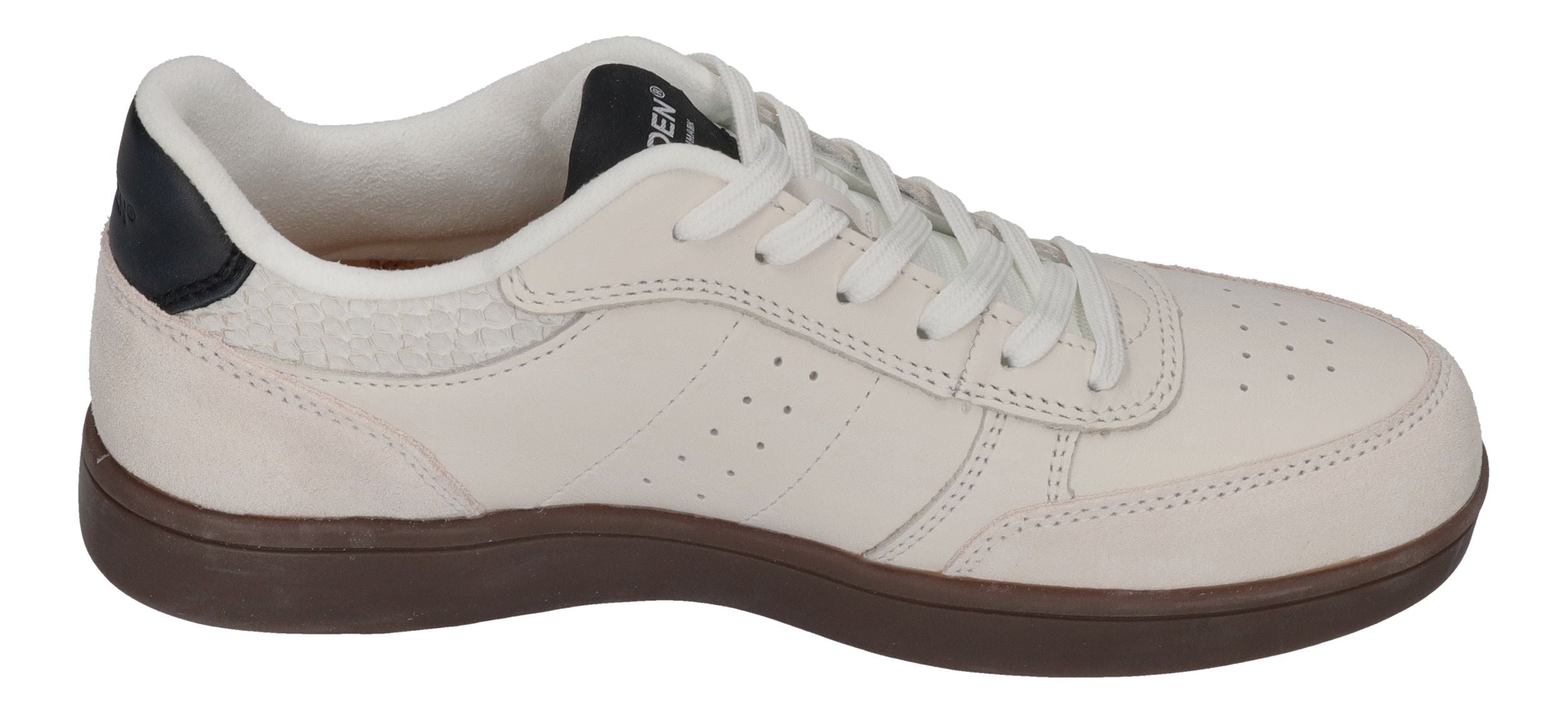WODEN Damen Sneakers BJORK MIX WL646 Blanc de Blanc Black