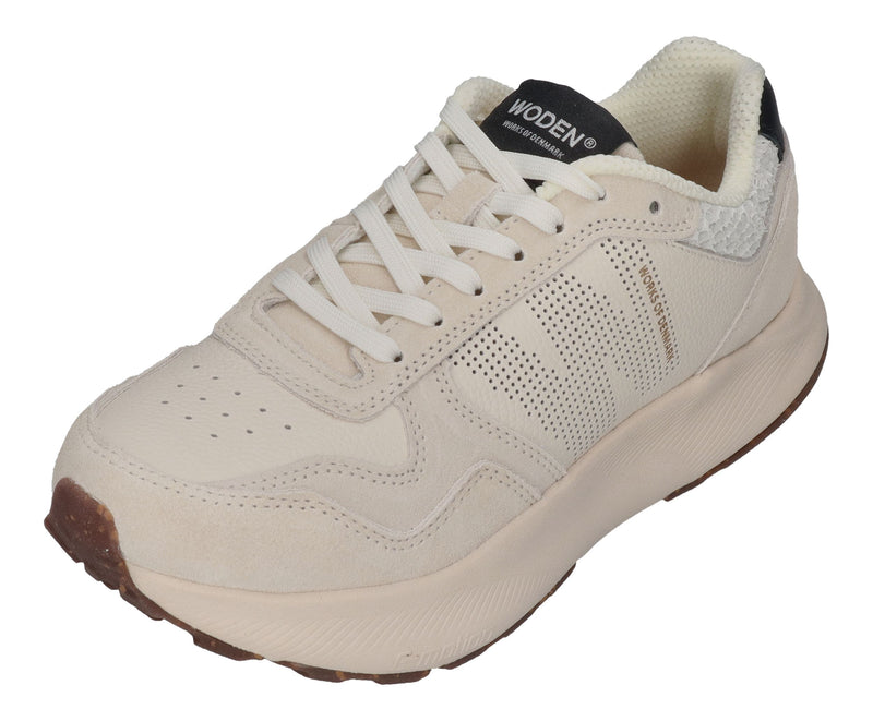 WODEN Damen Sneakers MATHILDE RUNNER LEATHER WL709 blanc