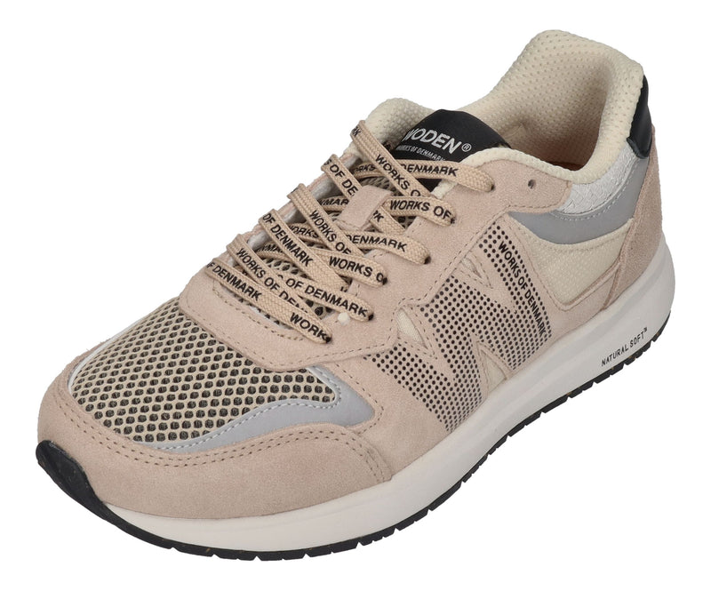 WODEN Damen Sneakers RIGMOR OPEN MESH WL702 coffee cream