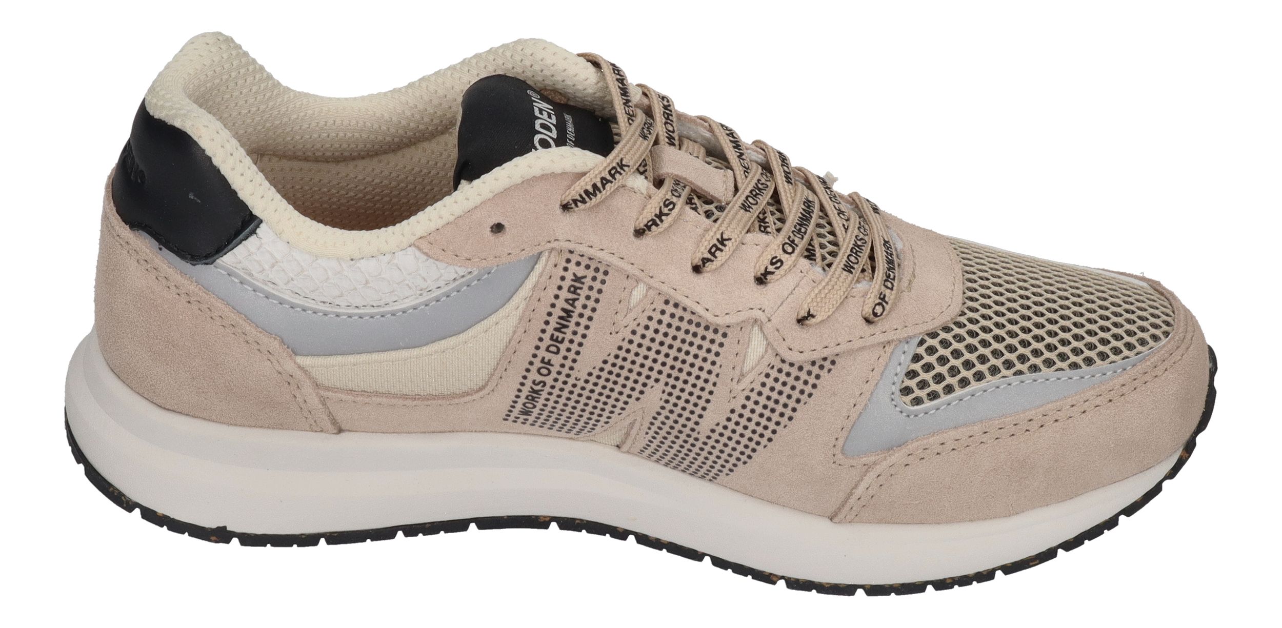WODEN Damen Sneakers RIGMOR OPEN MESH WL702 coffee cream