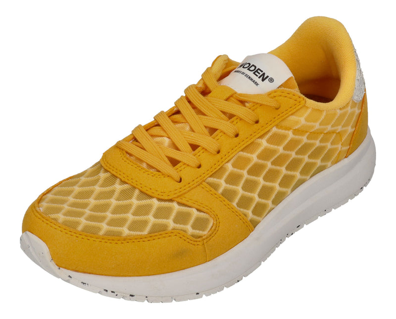 WODEN Damen Sneakers YDUN OPEN MESH WL016 banana