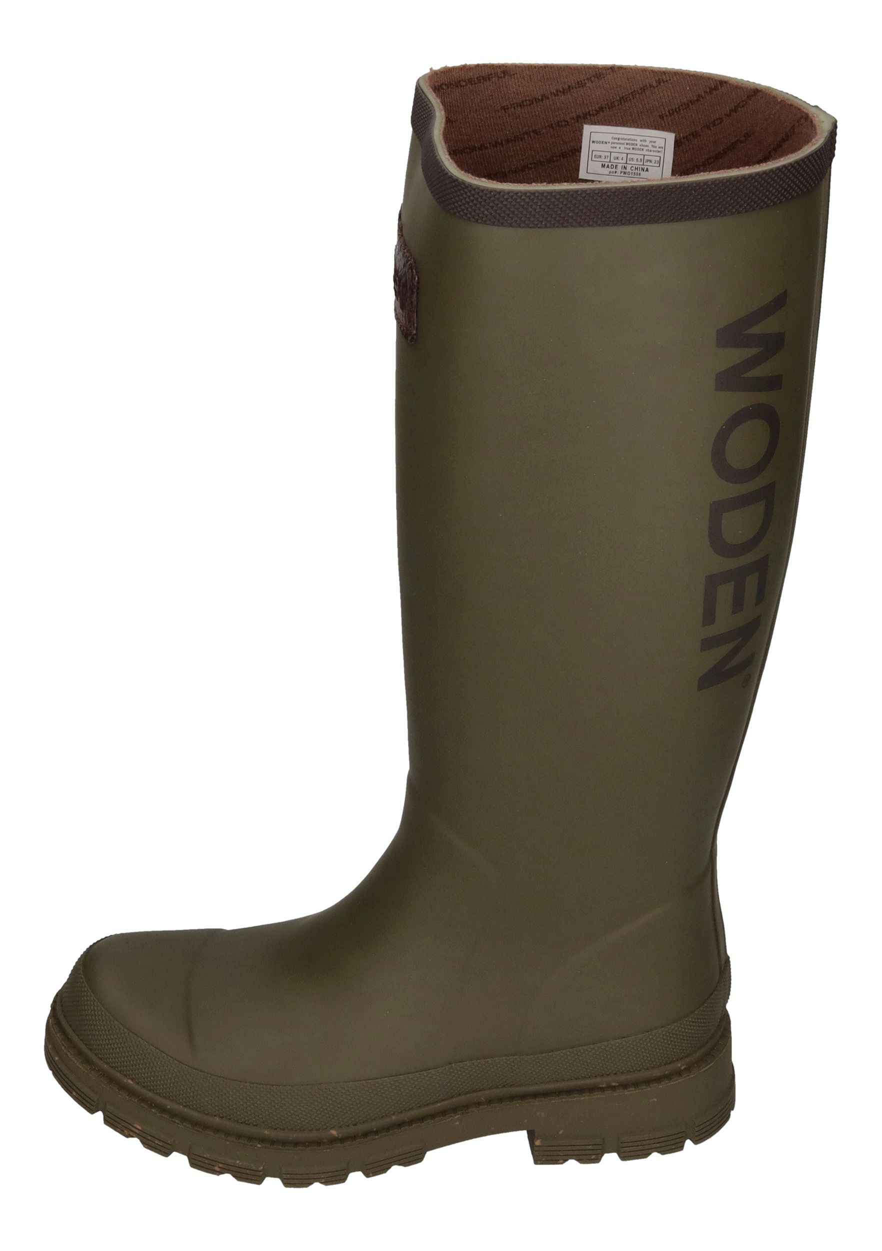 WODEN Damenschuhe Gummistiefel LE WATERPROOF dark olive