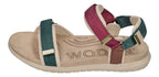 WODEN Damenschuhe Sandalen - LINE LITE WL587 - deep forest multi