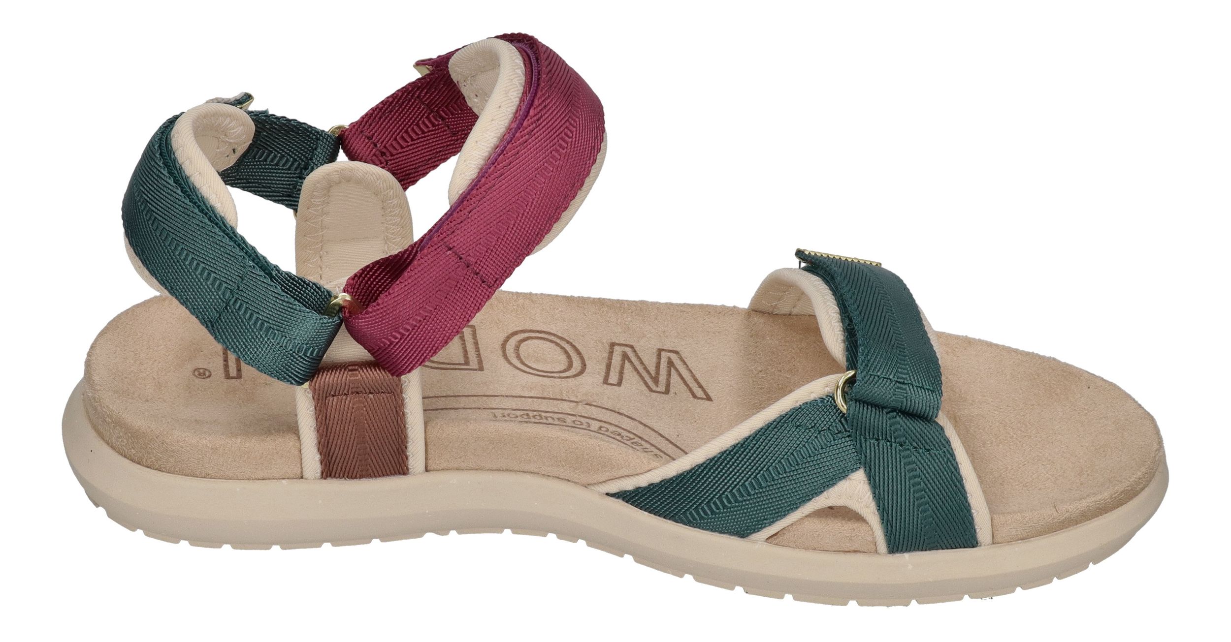 WODEN Damenschuhe Sandalen - LINE LITE WL587 - deep forest multi