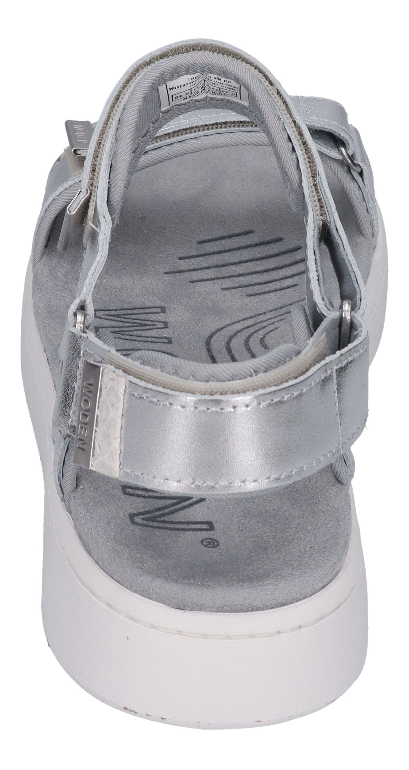 WODEN Damenschuhe Sandalen - LINE METALLIC WL714 - silver