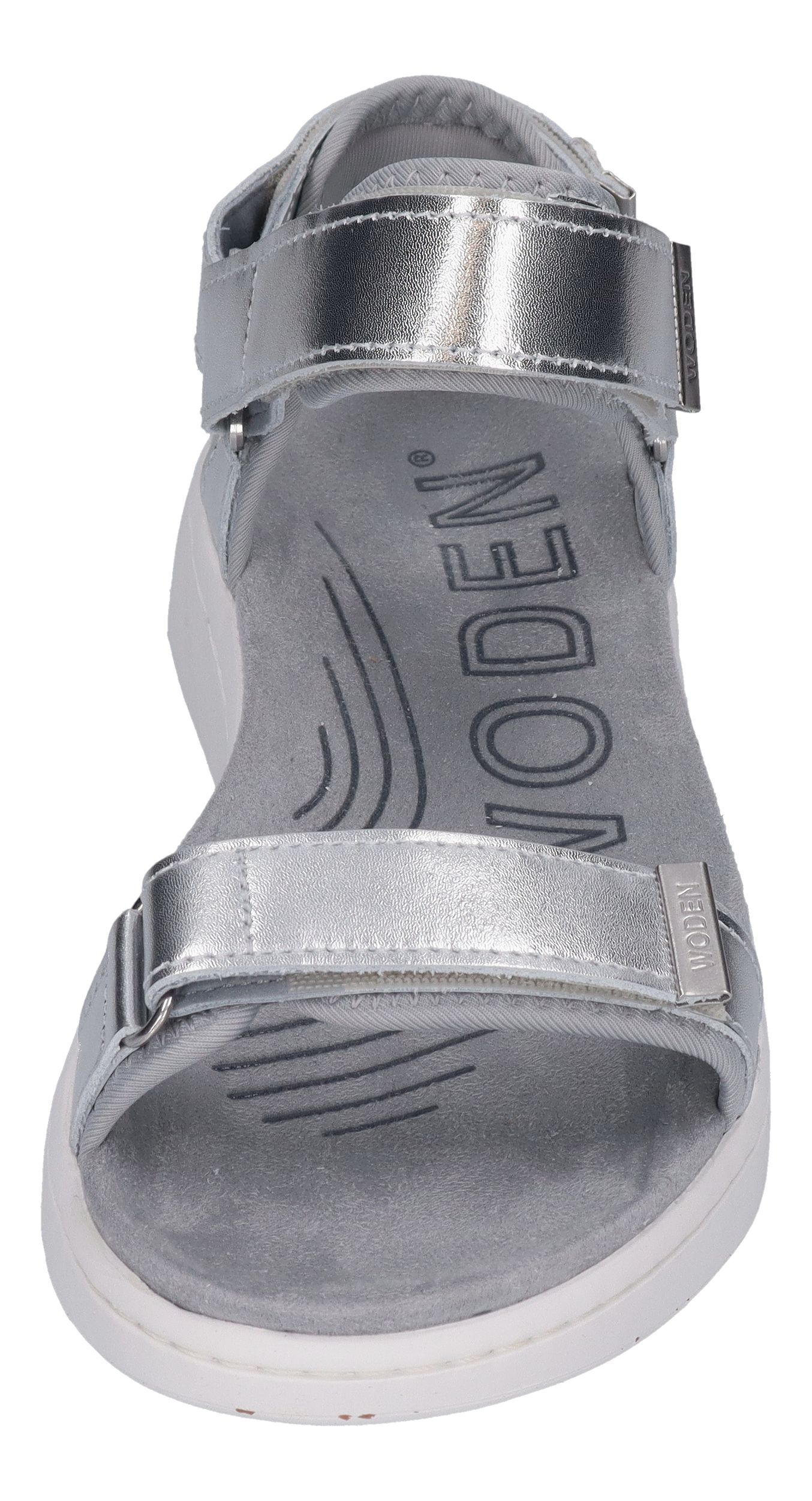 WODEN Damenschuhe Sandalen - LINE METALLIC WL714 - silver