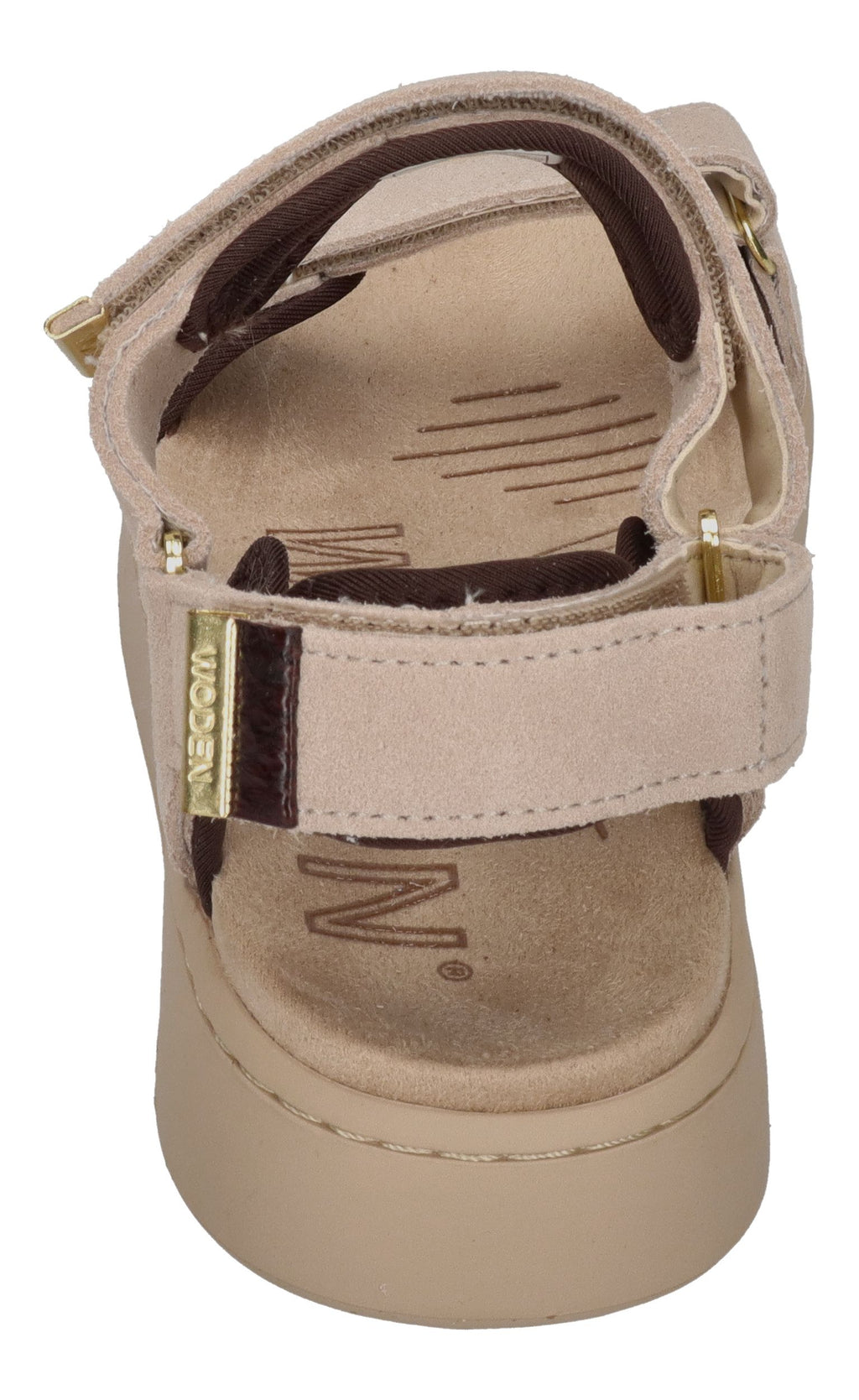 WODEN Damenschuhe Sandalen - LINE SUEDE WL932 - coffee cream