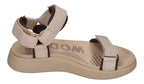 WODEN Damenschuhe Sandalen - LINE SUEDE WL932 - coffee cream