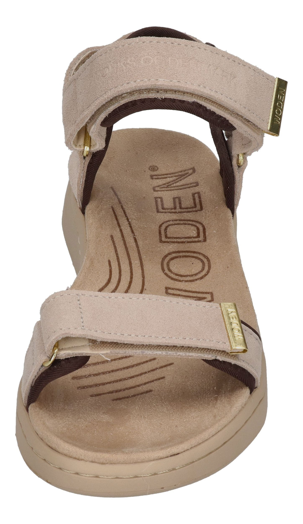 WODEN Damenschuhe Sandalen - LINE SUEDE WL932 - coffee cream