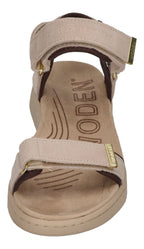 WODEN Damenschuhe Sandalen - LINE SUEDE WL932 - coffee cream