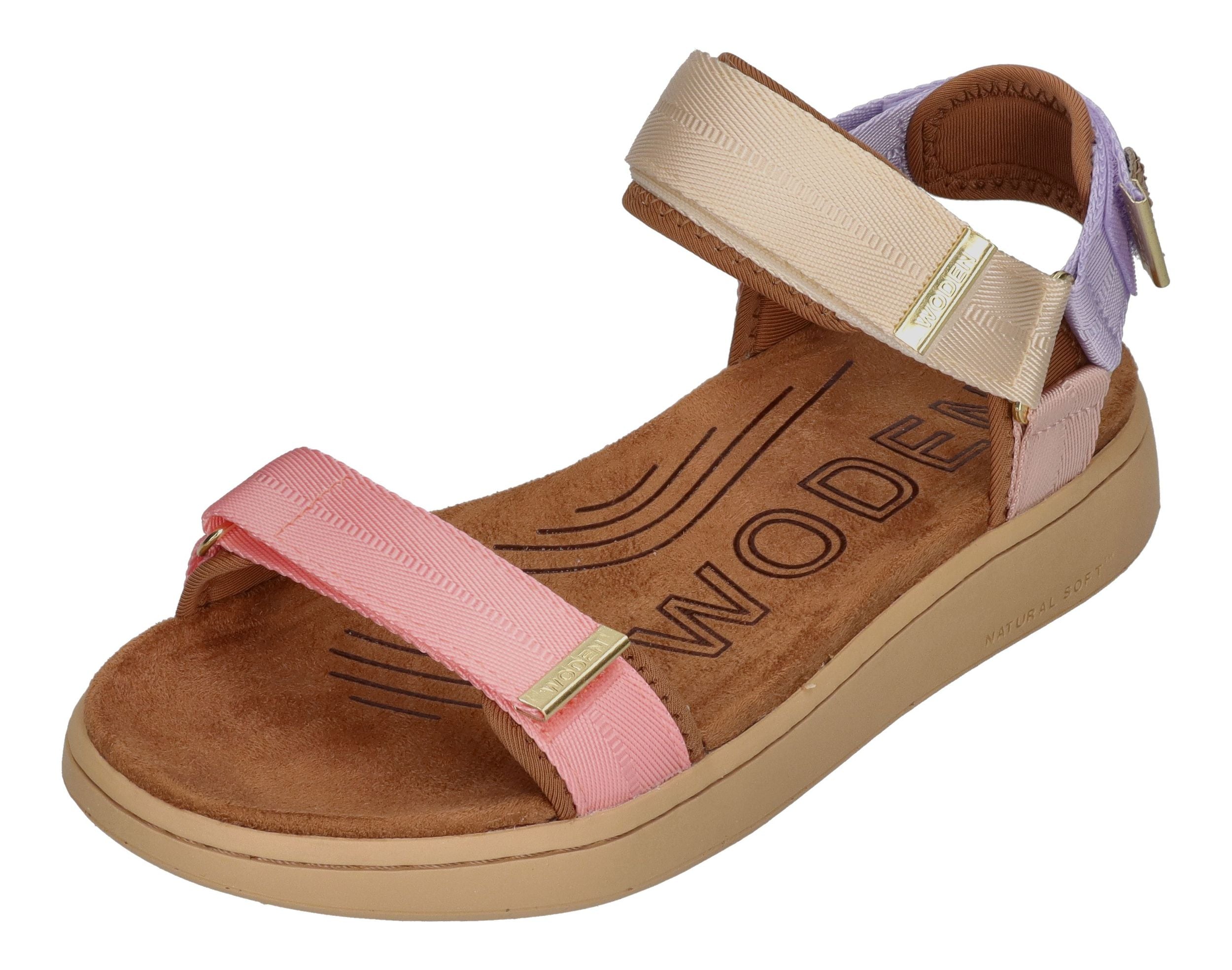 WODEN Damen Sandalen - LINE WL926 - butter multi