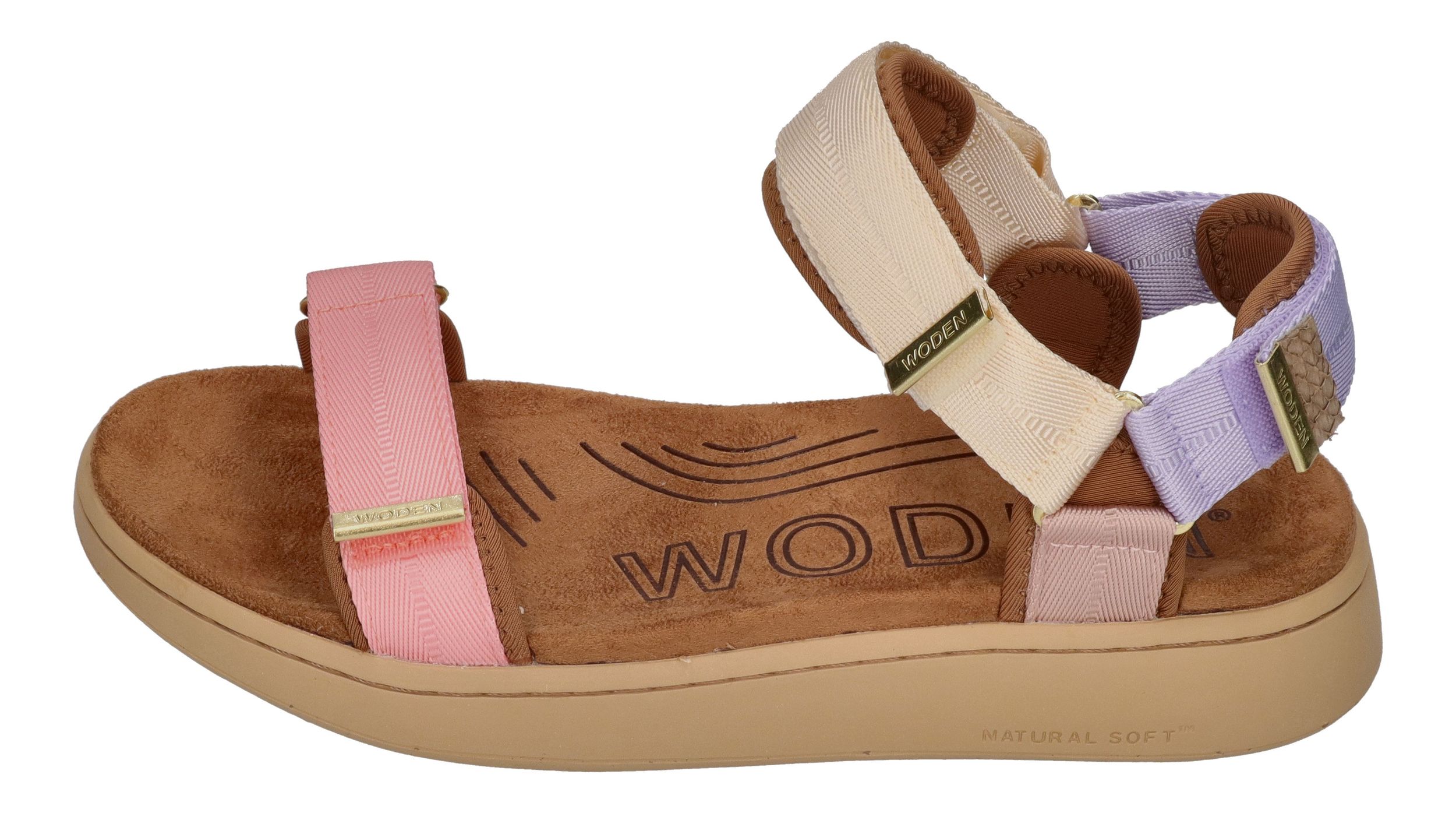 WODEN Damen Sandalen - LINE WL926 - butter multi