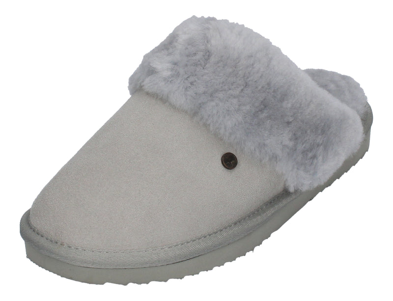 WARMBAT Damenschuhe Hausschuhe FLURRY SUEDE - ice blue-0