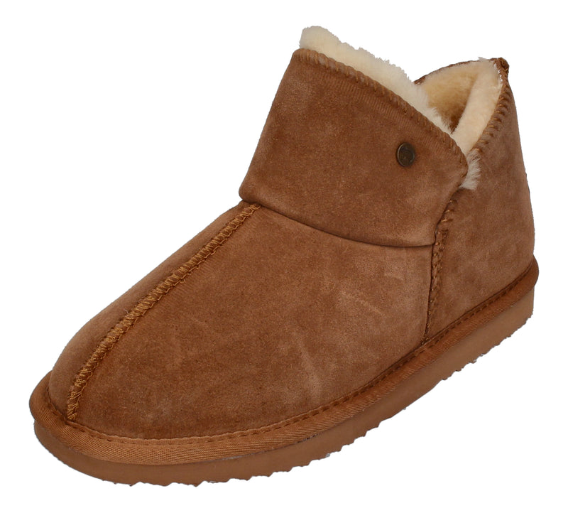 WARMBAT Damenschuhe Schaffell Booties WILLOW - cognac-0