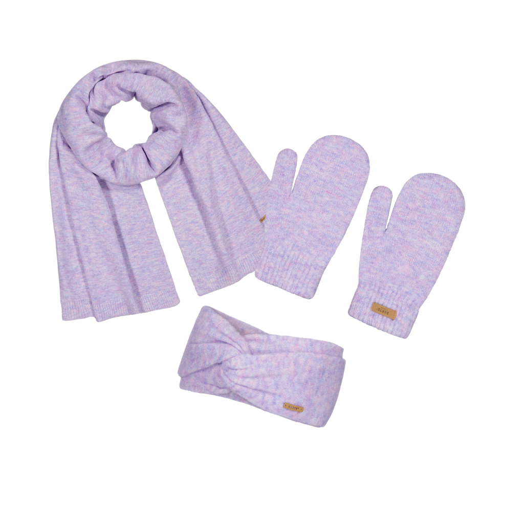 Barts Set WITZIA lilac - 3-tlg. Schal, Handschuh, Stirnband