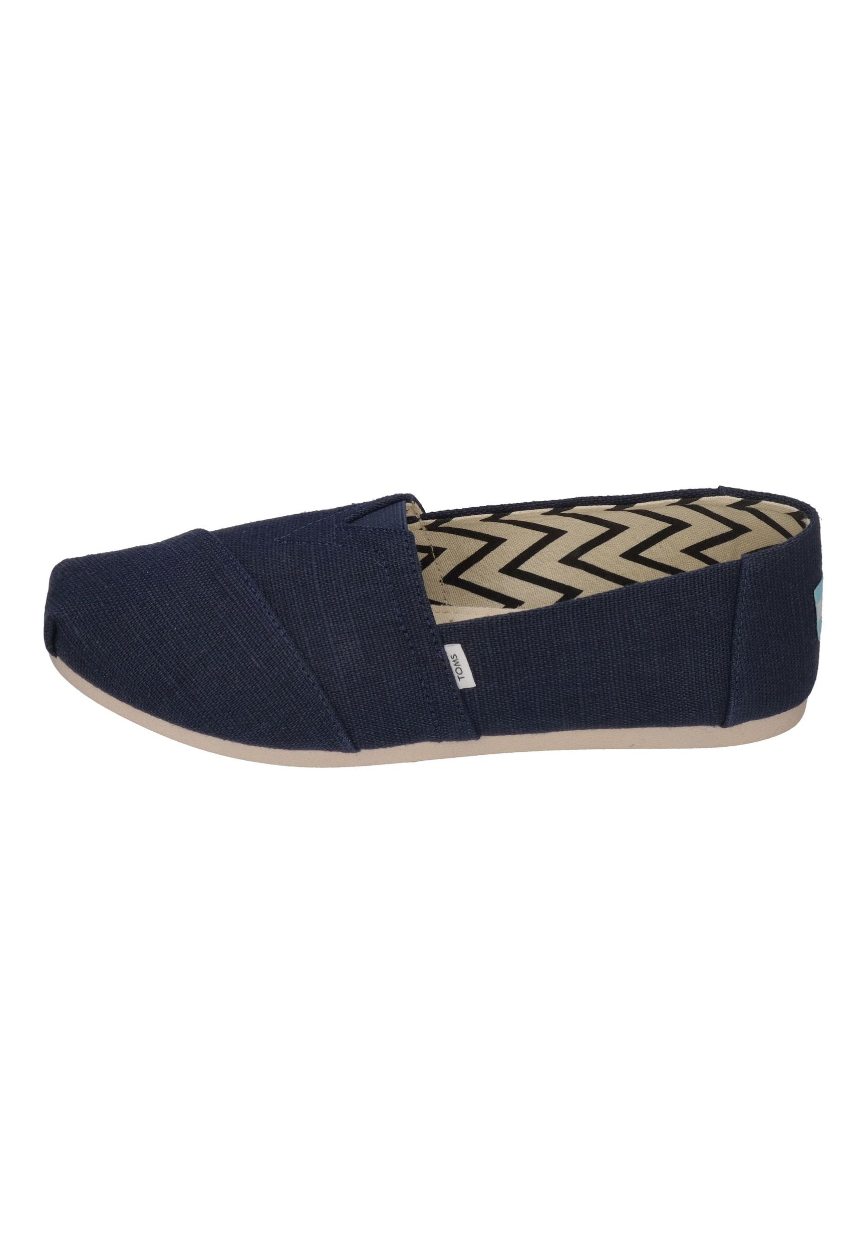 TOMS Damen Espadrilles - ALPARGATA WIDE 10020791 - navy heritage