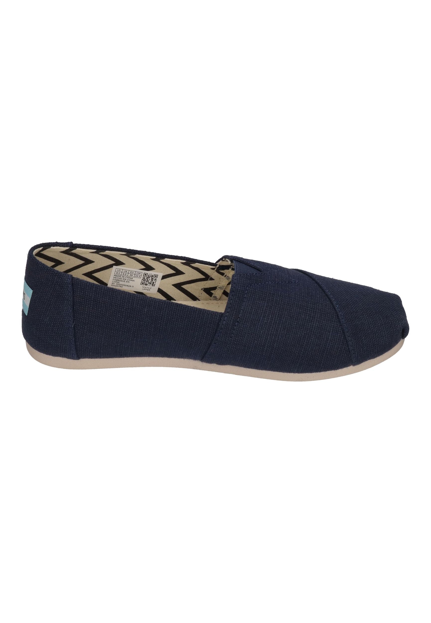 TOMS Damen Espadrilles - ALPARGATA WIDE 10020791 - navy heritage