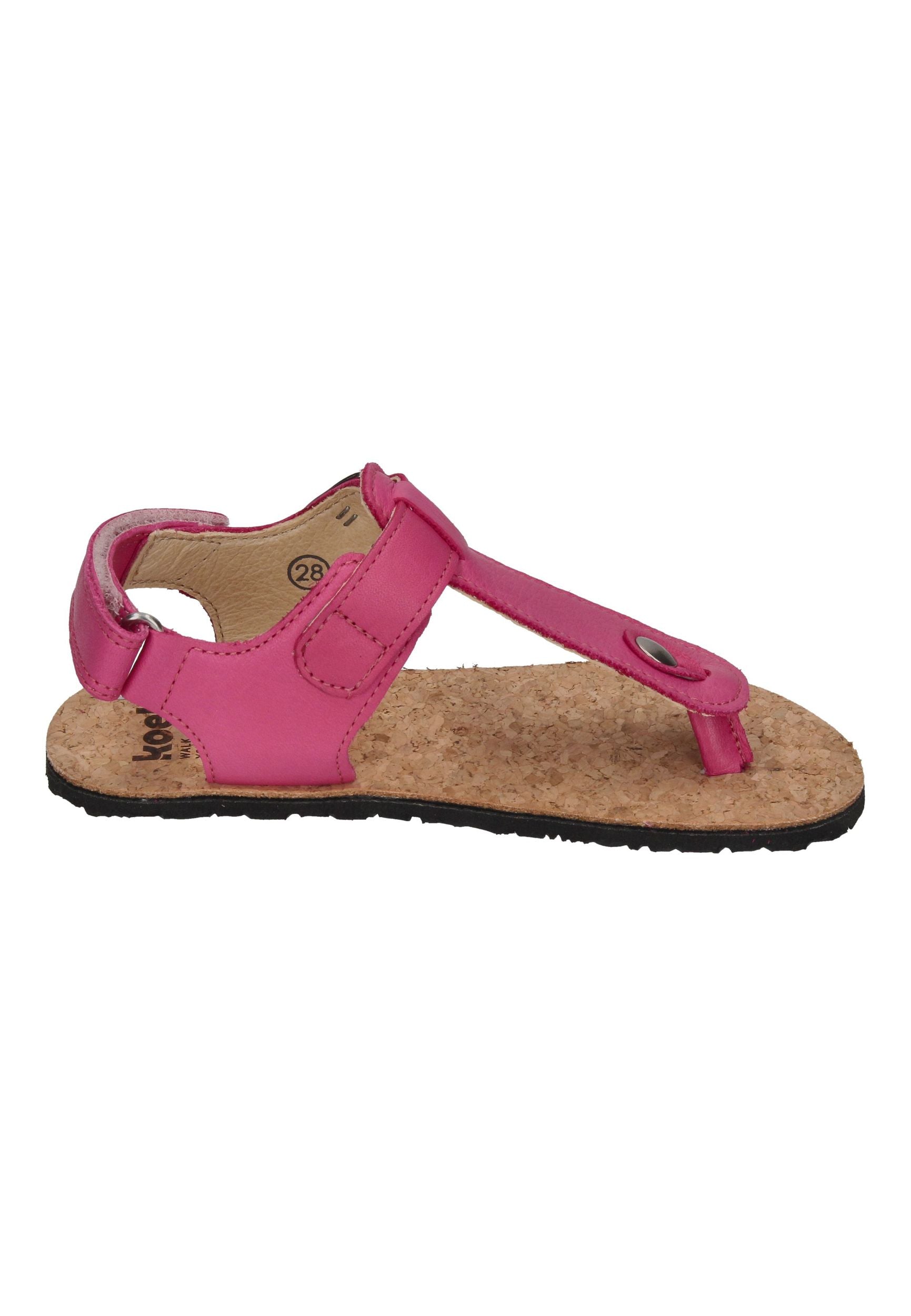 KOEL Barefoot - Kinder Sandalen - ABRIANA NAPPA fuchsia
