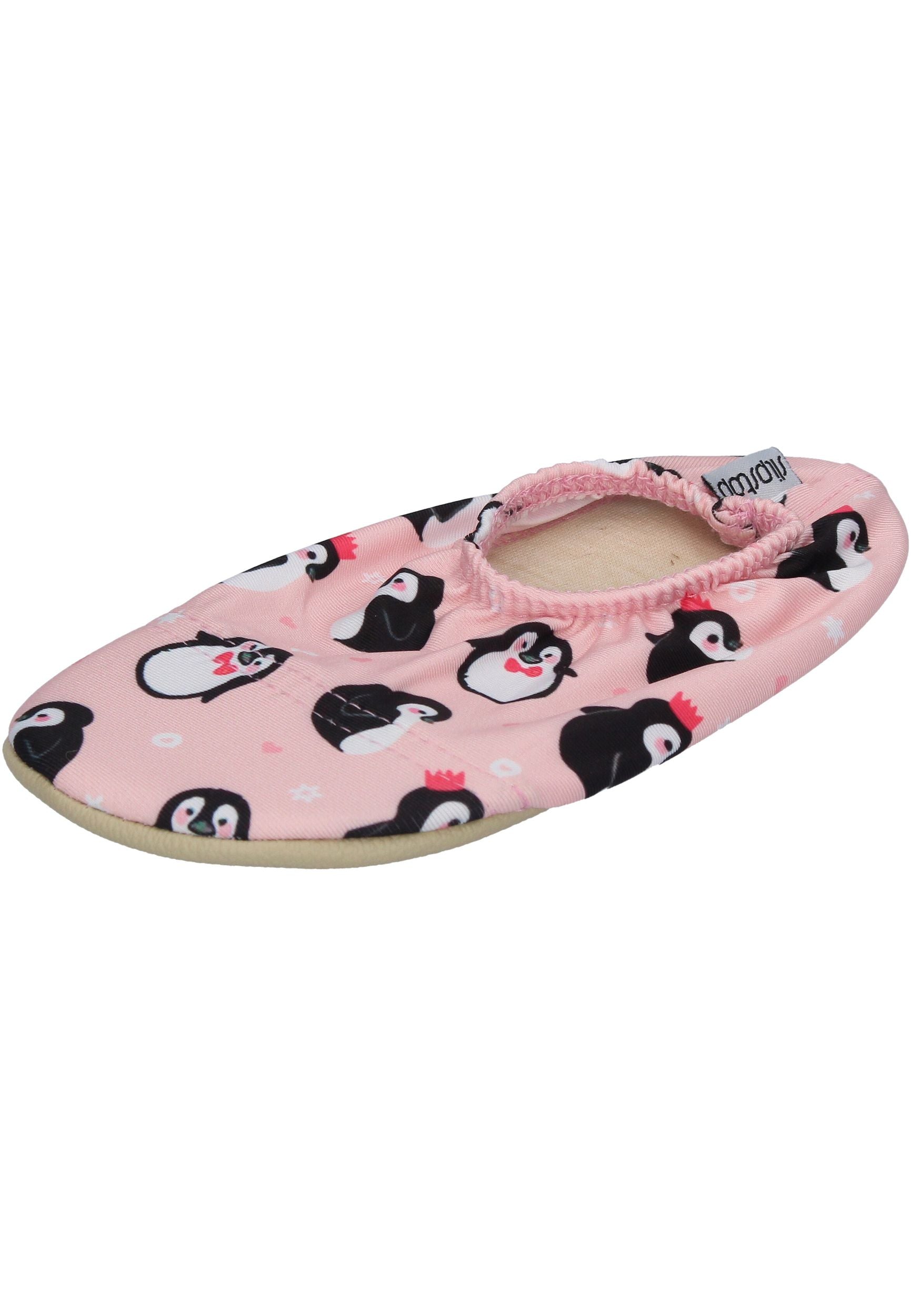 SLIPSTOP Kinder Hausschuhe Badeschuhe BOWIE - rosa