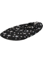 SLIPSTOP - Hausschuhe Badeschuhe BRIGHT Sterne schwarz