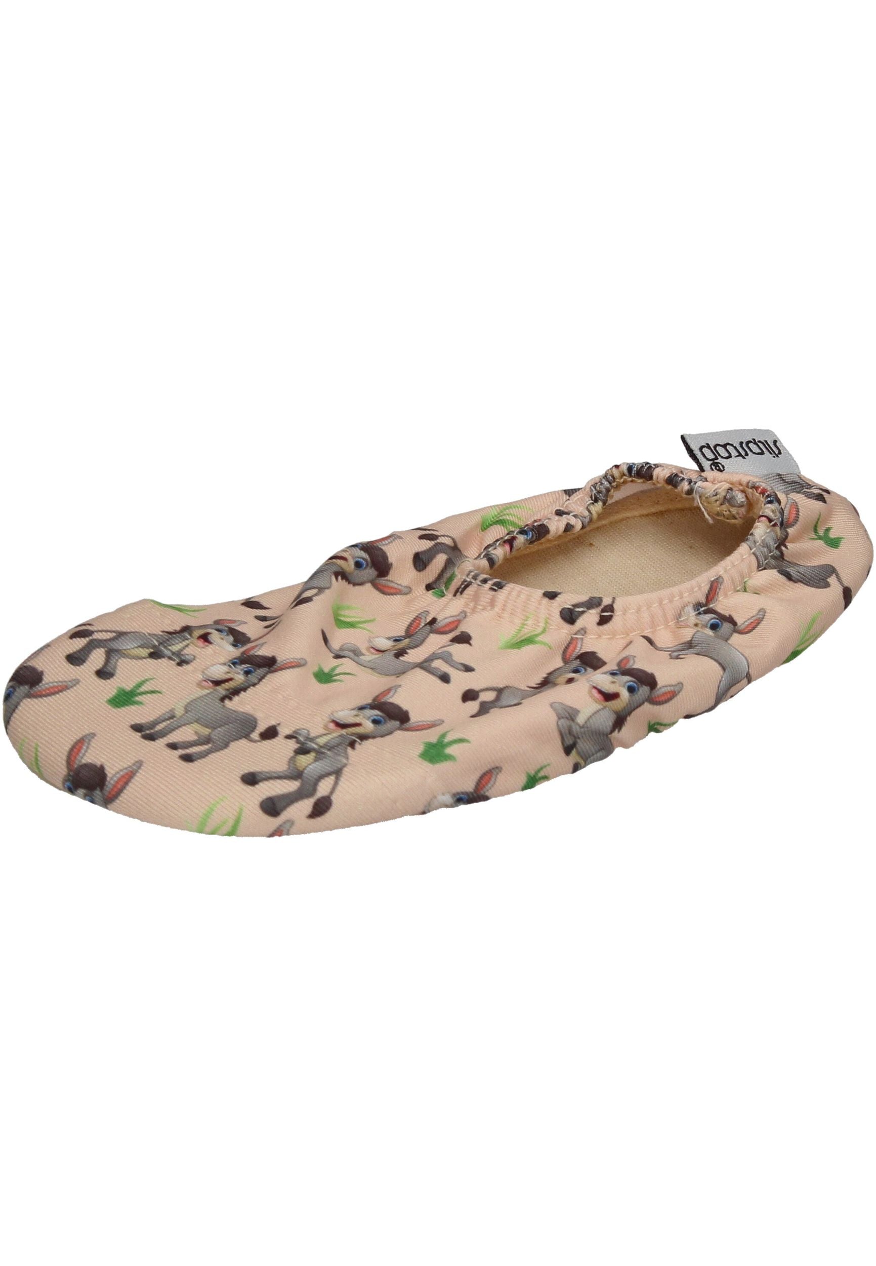 SLIPSTOP Kinder Hausschuhe Badeschuhe DONKEY - Eselchen