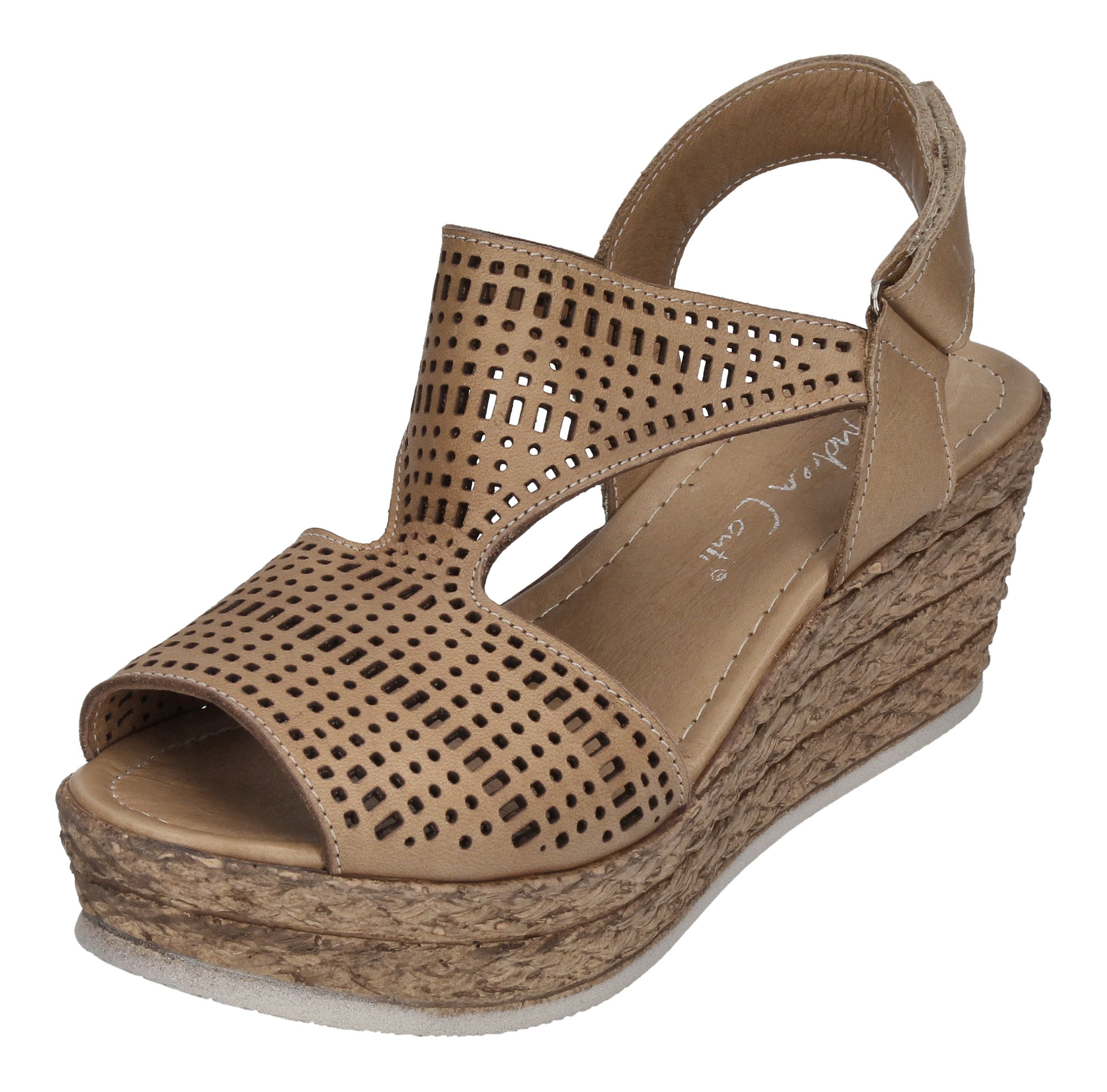 ANDREA CONTI Damen Sandaletten - 1983603-066 - taupe-0