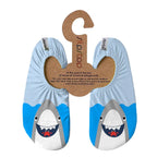 SLIPSTOP Kinder Hausschuhe Badeschuhe Finzy hellblau