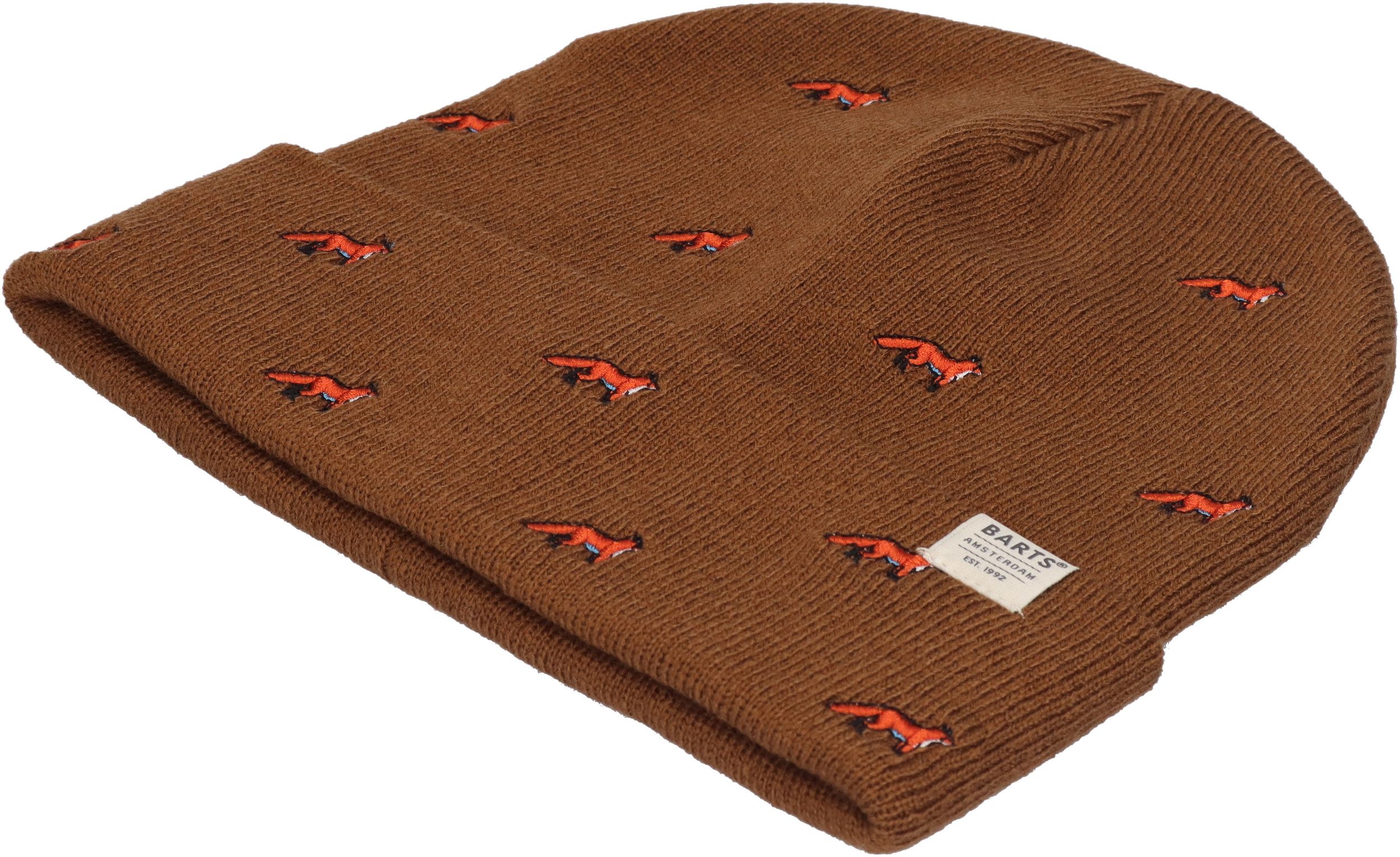 BARTS Herrenmütze Beanie VINSON toffee Füchse