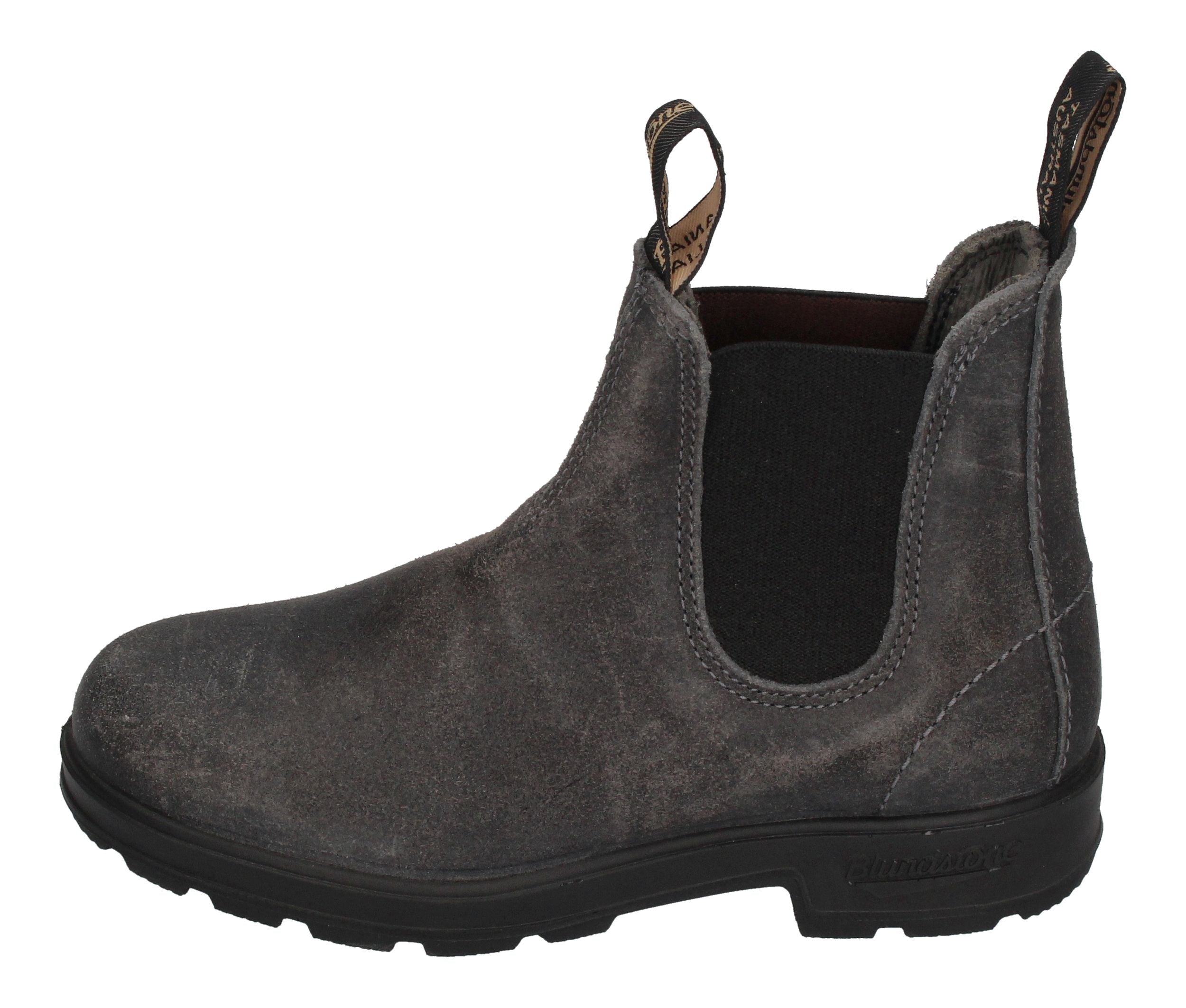 BLUNDSTONE Boots Original 500 Series 1910 steel grey wax suede