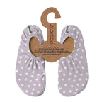 SLIPSTOP Kinder Hausschuhe Badeschuhe Clara Blumen flieder