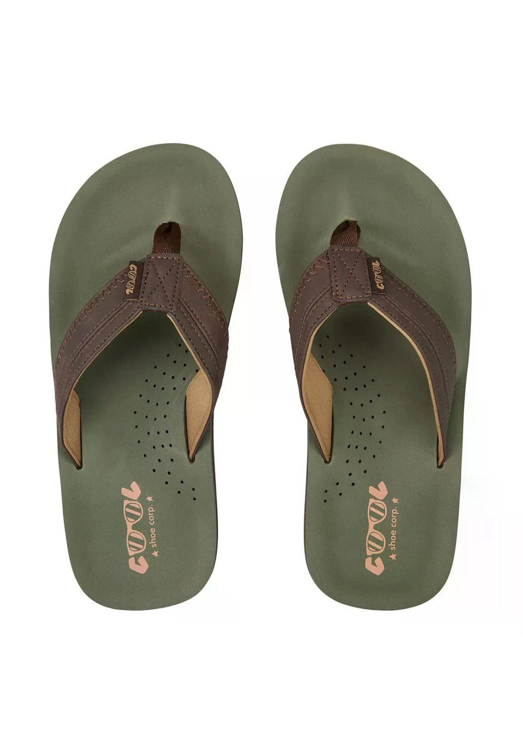 COOL SHOE Herren Zehentrenner COOL CLOUD 2 khaki