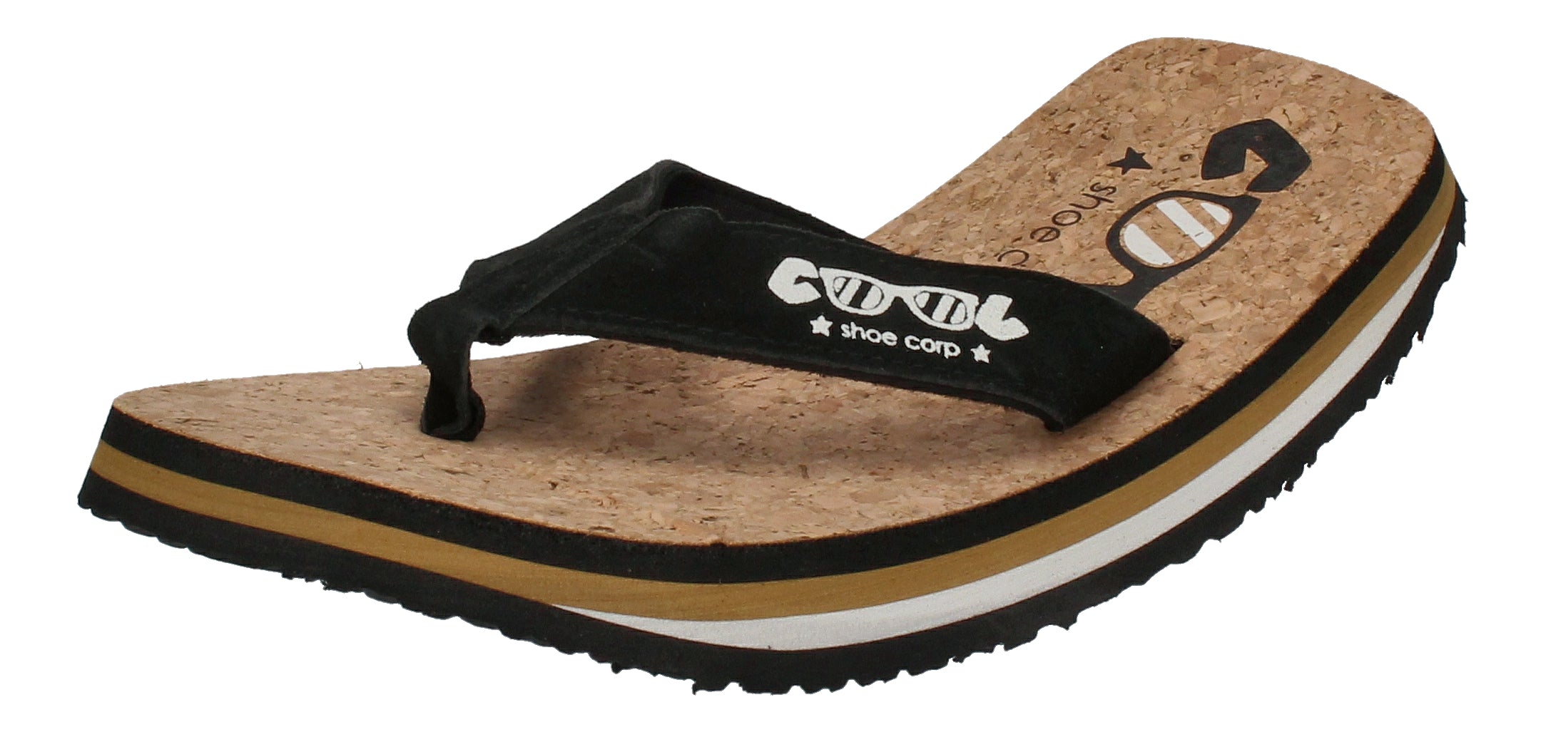 COOL SHOE Zehentrenner - ORIGINAL CORK 2 - black-0
